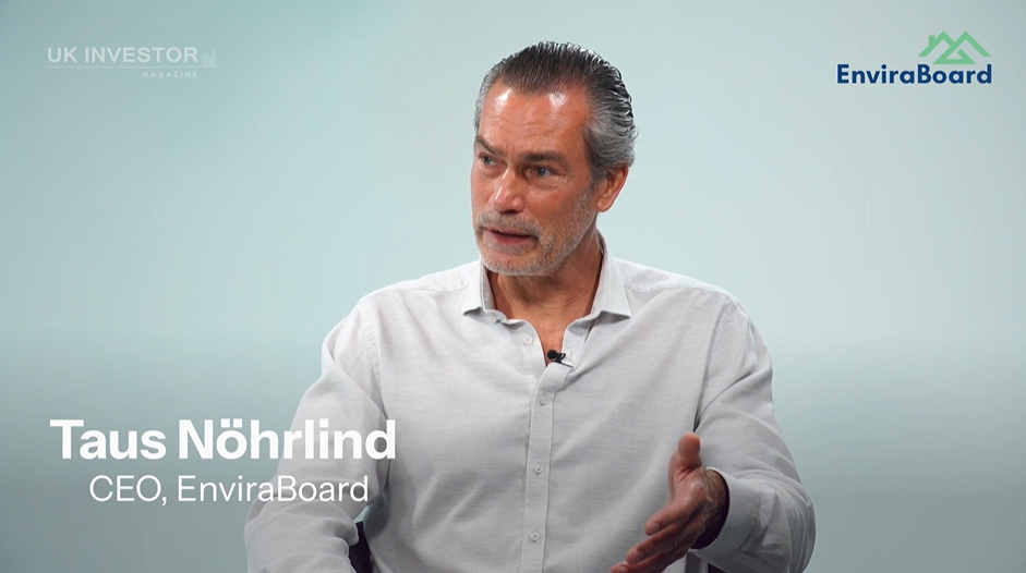 Our CEO, Taus Nöhrlind, recently spoke with UK Investor Magazine about EnviraBoard.